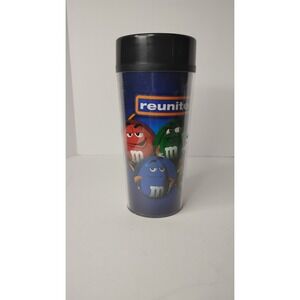 Rare Travel Mug M&M'S Plastic Advertising Reunite - 2011